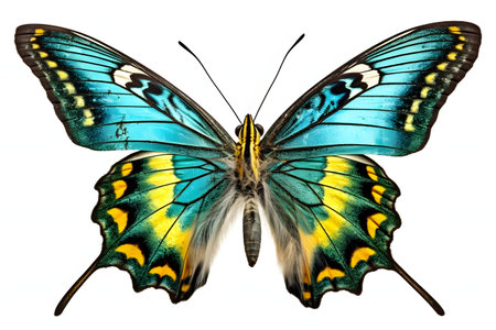 butterfly isolated on white. Generative AIの素材