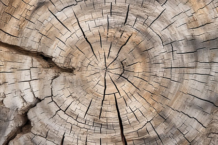 Captivating Close-Up. Exquisite and Intricate Details of Weathered Tree Bark Skillfully Captured. Generative AIの素材