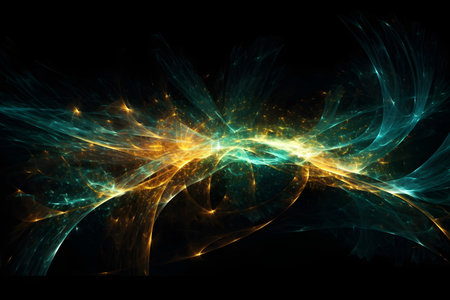 energy of fractal realms. Generative AIの素材