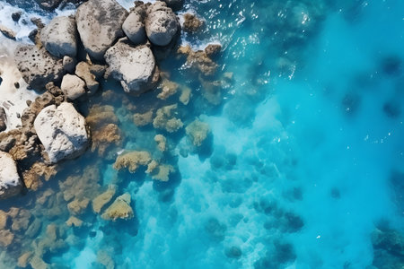 water in the sea. Generative AIの素材