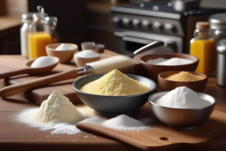 ingredients for cooking. Generative AIの素材