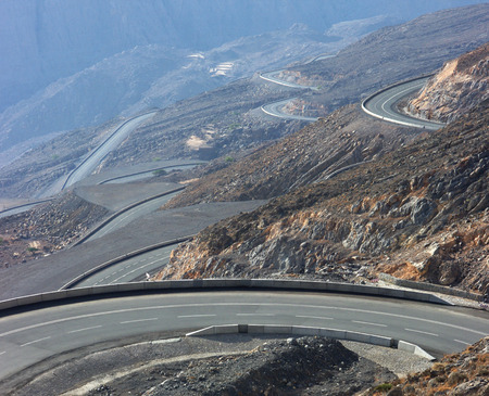 Mountain roadの写真素材