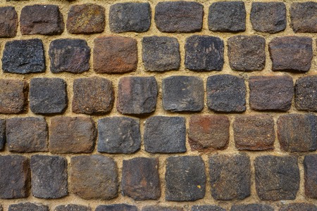 Brick wall - ancient fortressの写真素材