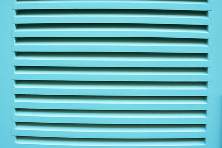 Old wood shutter mint window background and textureの写真素材