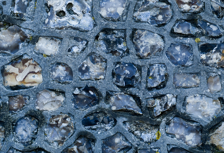 Wall of rocks and stones for backgroundの写真素材
