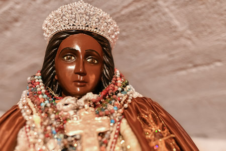 Black Saint Sarah, the patroness of the gypsiesの写真素材