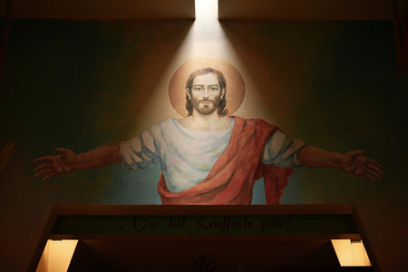 PARIS, FRANCE - SEPTEMBER 03, 2022: Armenian Apostolic Church of Saint Marie mere de Dieu in Parisのeditorial素材