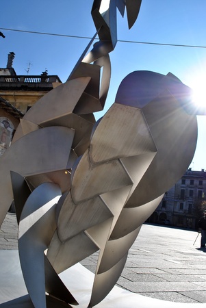 modern art in orta san giulioのeditorial素材