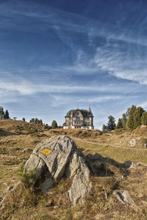 villa cassel in riederalp in switzerlandのeditorial素材