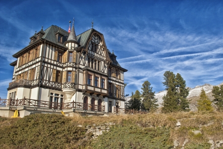 villa cassel in riederalp in switzerlandのeditorial素材