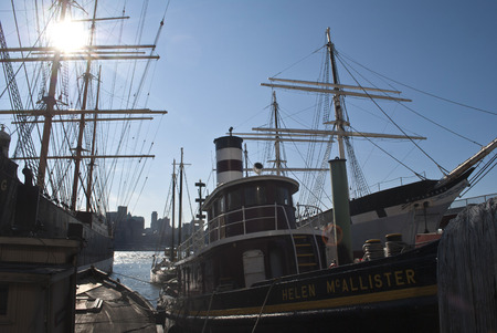 helen mcallister ship in new york seaportのeditorial素材