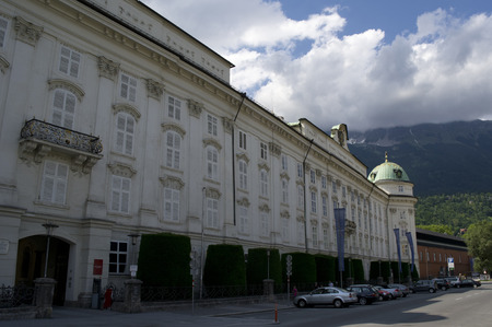 imperial palace of hofburg in innsbruckのeditorial素材