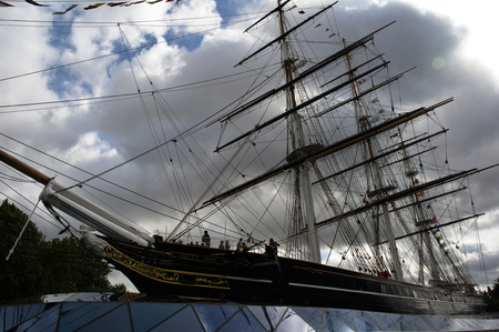 the cutty sark in greenwichのeditorial素材