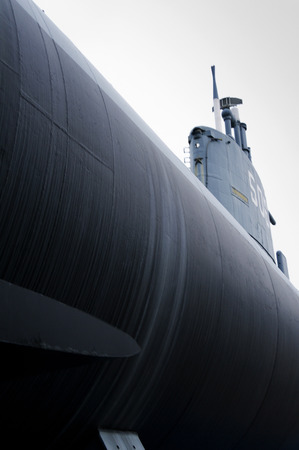 submarine enrico toti in a museum of milan