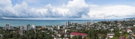 View of the city of Sochi from the observation deck of the southwestern part.の写真素材