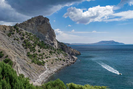 an amazing view opens from the mountains to the Black Sea coast.