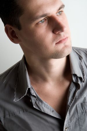 Portrait of a handsome manの写真素材