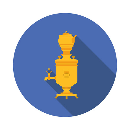 flat icon samovarのイラスト素材