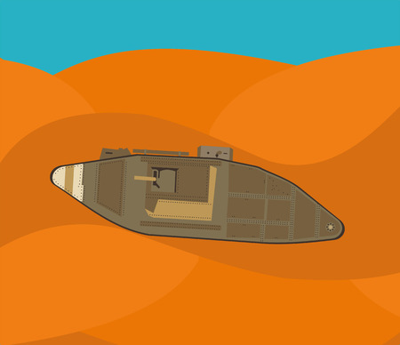 tank of the first world warのイラスト素材