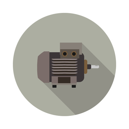 flat icon motor in vector format eps10のイラスト素材