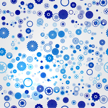 Seamless Abstract blue background の写真素材
