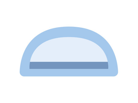 Vector UV lamp illustration. Flat style UV lamp for manicure and pedicure with gel polishのイラスト素材