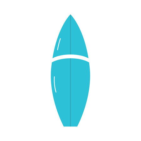 Vector surfboard cartoon illustrationのイラスト素材