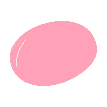 Pink mochi cake isolated. Vector Japanese traditional mochi dessertのイラスト素材