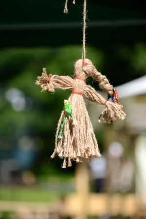 Russian national toy - straw doll の写真素材