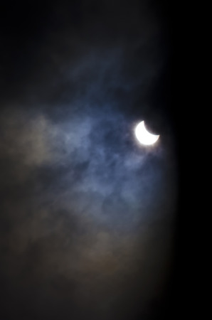 Solar eclipse 20/03/2015. Ukraine, Kakhovka city. 12.00.