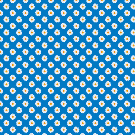 5000x5000px 300dpi Fancy Daisies Daisy field floral Pattern Background/ Digital Paperの写真素材
