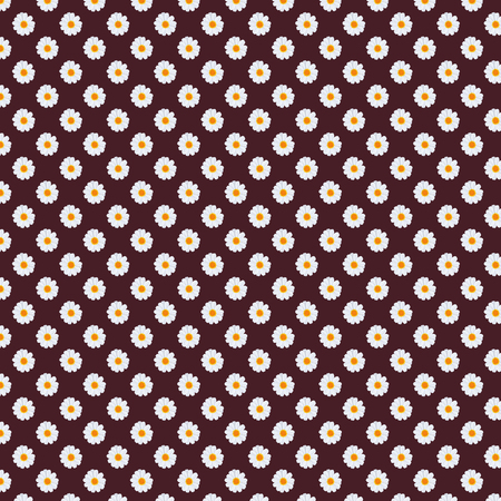 Fancy Daisies Daisy field floral Pattern Background/ Digital Paperの写真素材