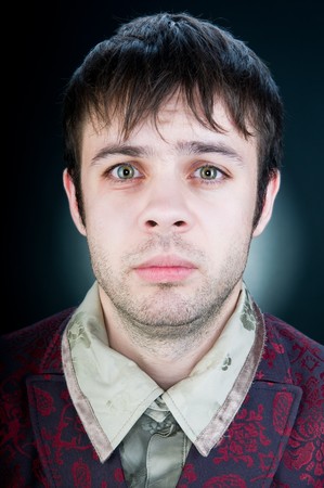 Portrait of a stylish young man, studio shot 