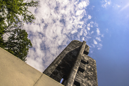 Monument under the clouds