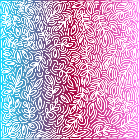 Vintage seamless pattern with lot of detailed elements.のイラスト素材