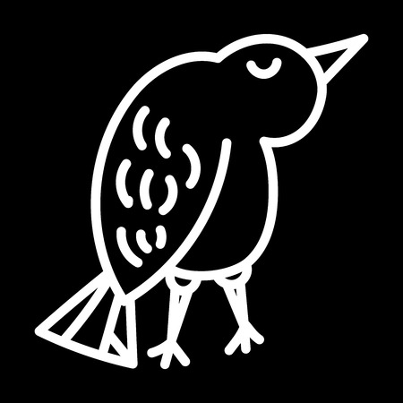 Abstract bird logo design. Creative eagle line symbol. Luxury linear falcon hawk logotype.のイラスト素材