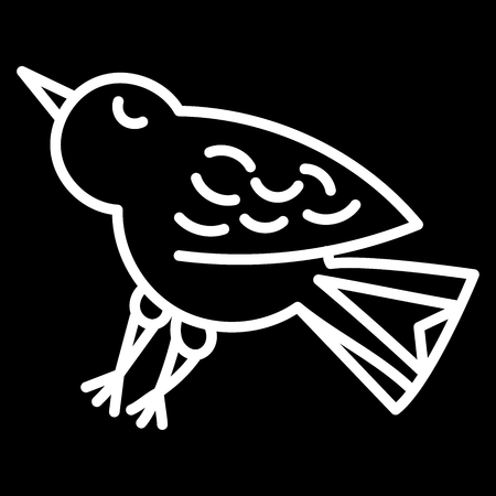 Abstract bird logo design. Creative eagle line symbol. Luxury linear falcon hawk logotype.のイラスト素材