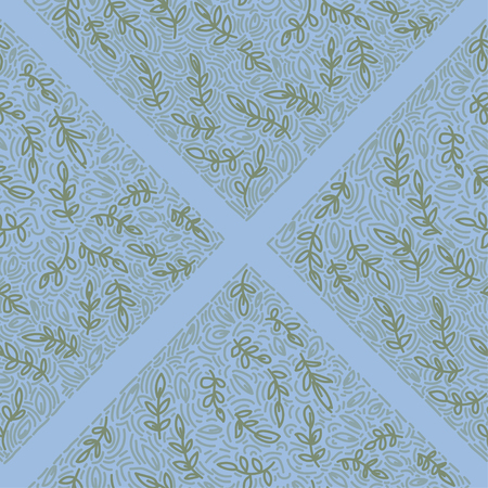 Vintage seamless pattern with lot of detailed elements.の写真素材