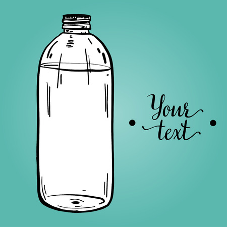 Care products for face and body. Jars with creams and lotions without labels. Beauty industry. Vector illustration.のイラスト素材