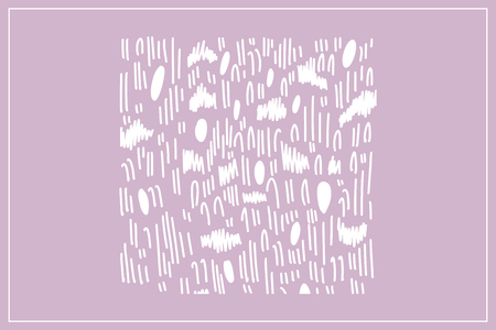 Vector seamless pattern Modern stylish texture. Endless abstract grid. Vertical irregular shape.のイラスト素材