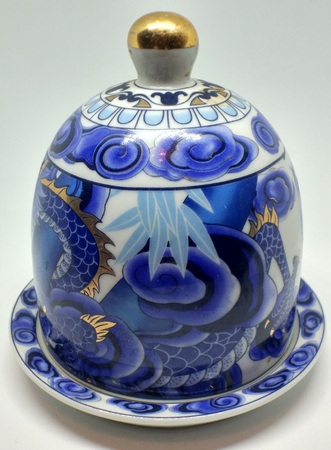 Sugar bowl from Gzheliの写真素材