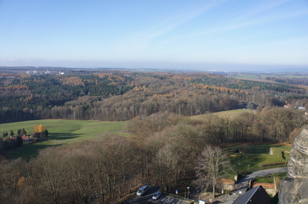 View from the castleの写真素材