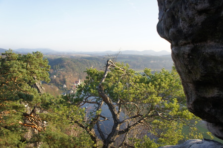 View of the Elbeの写真素材