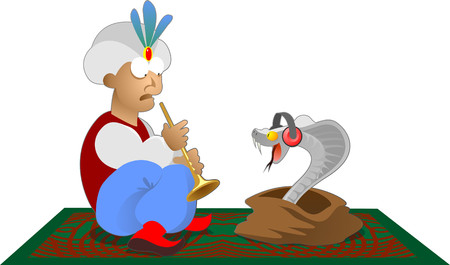 fakir and his snake