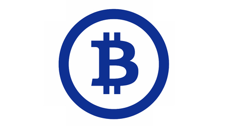 Bitcoin logo. Simple and clear bitcoin cryptocurrency symbol.の写真素材