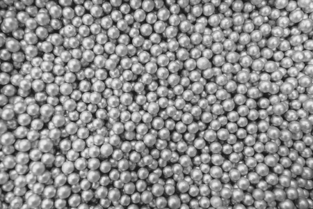 Texture with lots of pearls in random orderの写真素材