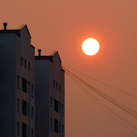 Sun Shine Mist capturedの写真素材