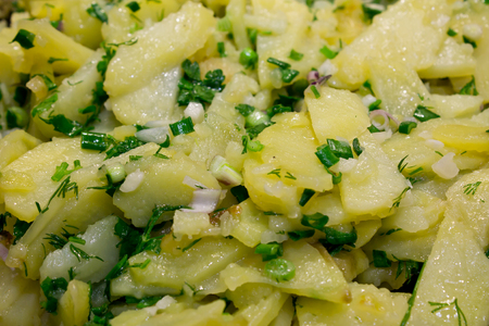 fried potatos textureの写真素材