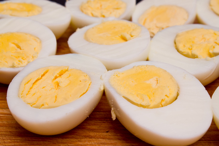 boiled eggsの写真素材