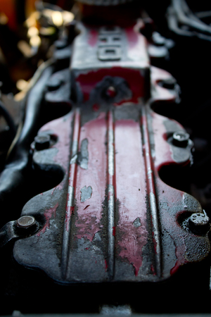 old car engineの写真素材